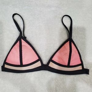 Triangl bikini top small multicolor padded adjustable straps beach swimwear